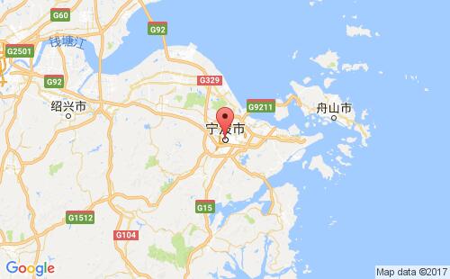 宁波港口地图