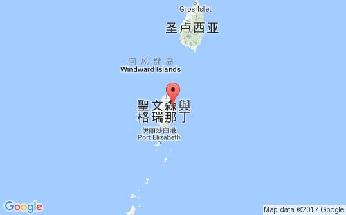 乔治敦港口地图